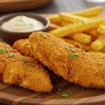 chicken tenders and fries
